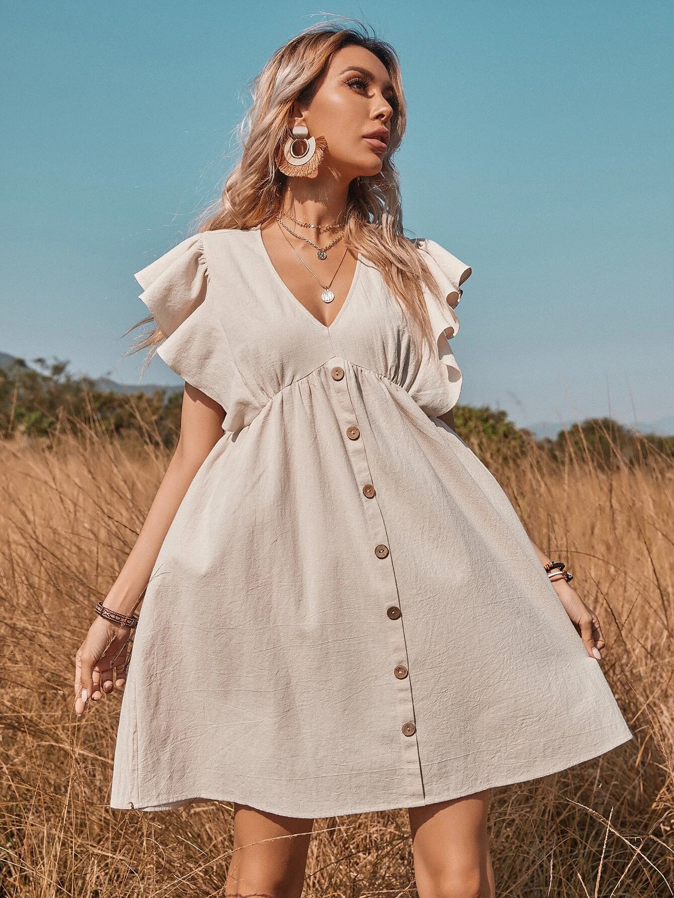 Bessie Ivory Dress