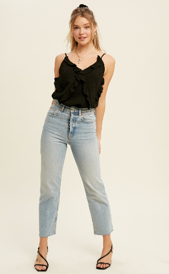 Trouble Ruffle Top