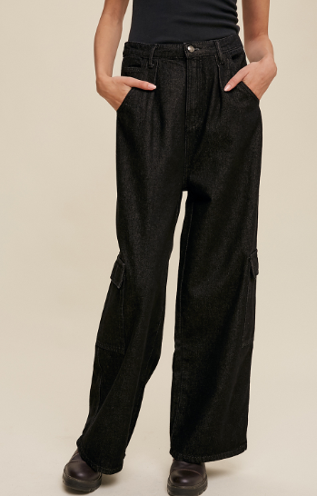 Wide Leg Cargo Pants