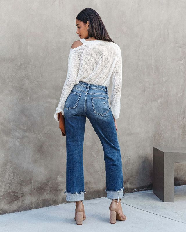 Retro Roll Jeans