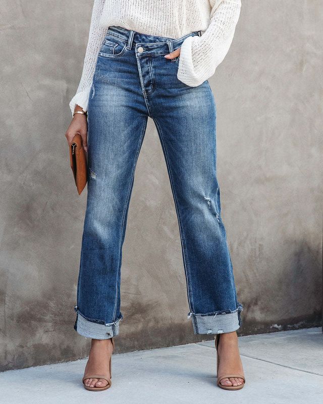 Retro Roll Jeans